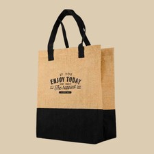 Jute Tote Bag for Women, Woven Summer Beach and Vacation Purse