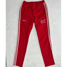 Vintage Adidas Originals 83-C Track Pants Men's Small Striped J Mano Embroidered