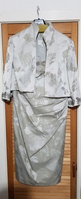 john charles brautmutter silber 2 teiliges silber outfit. gr 18