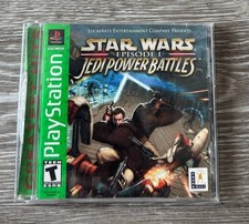 Star Wars Episode I Jedi Power Battles PS1 Complete CIB Tested