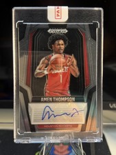 2024-25 Panini Prizm Black Amen Thompson Signature Autograph