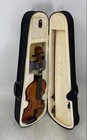Brown Wooden 22.5" Long 4-String Student Acoustic Violin With Bow And Case — photo 3