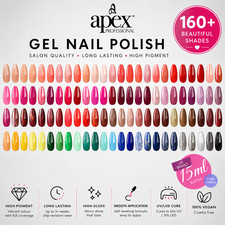 Apex� Gel Polish UVLED Soak-Off Professional Salon Nails Manicure Pedicure 15ml
