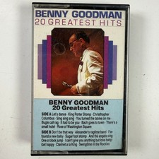 Benny Goodman 20 Greatest Hits Cassette 1976 Music for Pleasure Jazz Swing