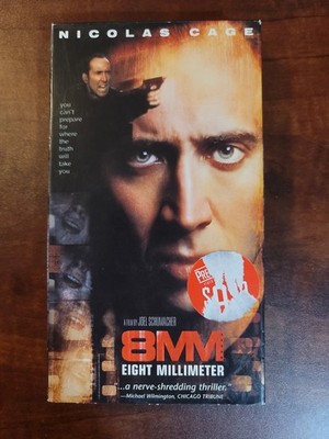 8MM - Nicolas Cage Joaquin Phoenix James Gandolfini 1999 Columbia Video VHS Tape