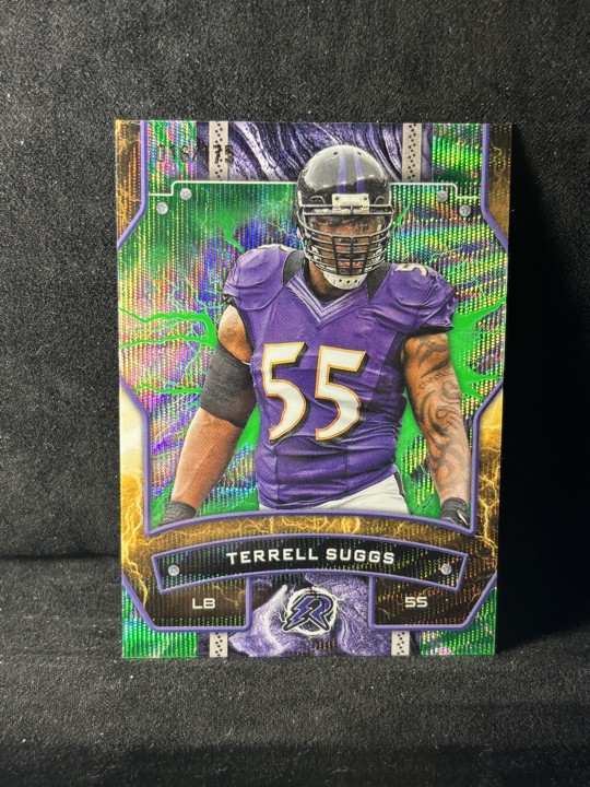 2024 Topps Resurgence - Terrell Suggs #6 Green Surge Refractor /175