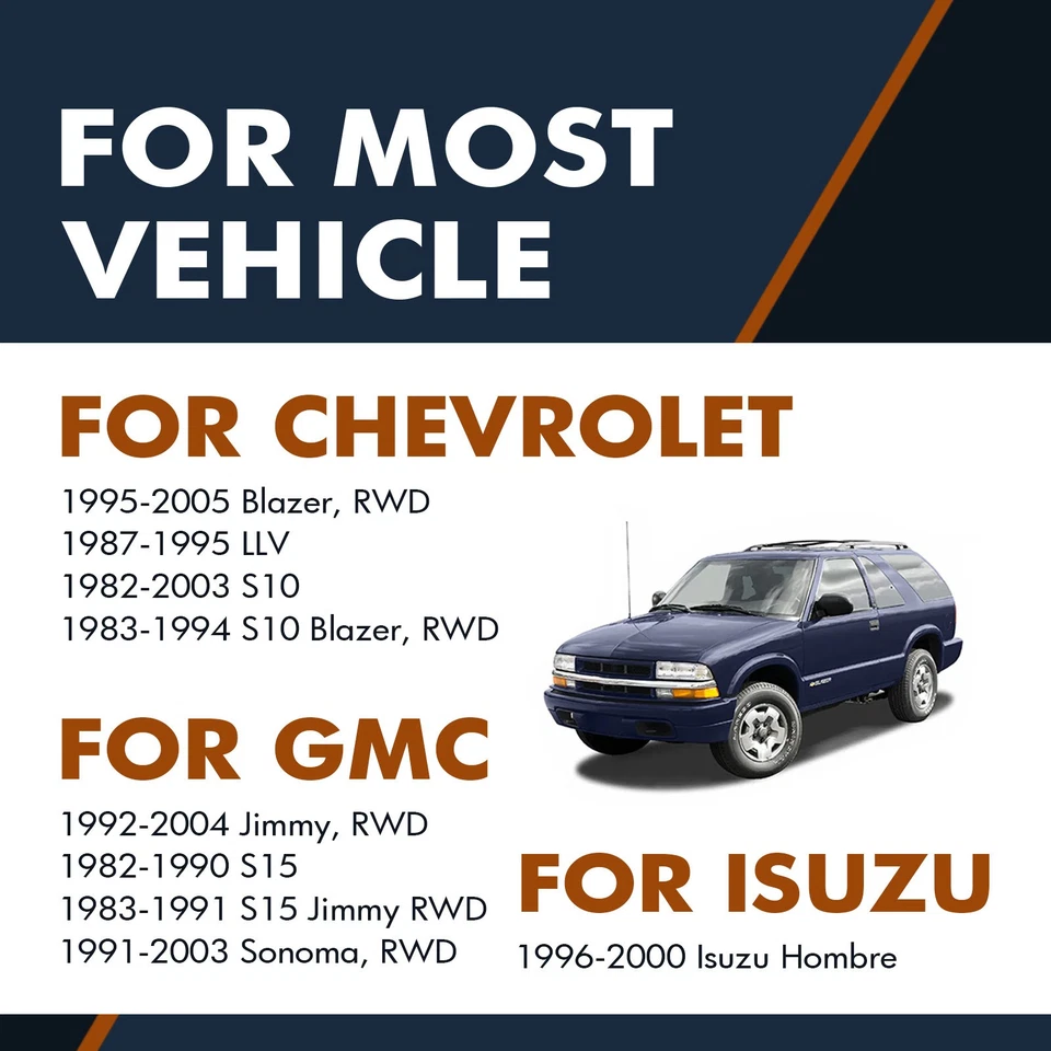 Set of 4 Front-Rear Shock Absorber For 1983-1991 GMC S15 Jimmy RWD - Image 2 of 3