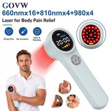 Portable 1760mW Cold Laser Therapy Device LLLT Red Light Therapy for Pain Relief