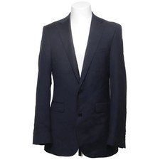Lanificio F.lli Cerruti, Blazer, Größe: 46, Blau, Wolle, Nadelstreifen #SCx