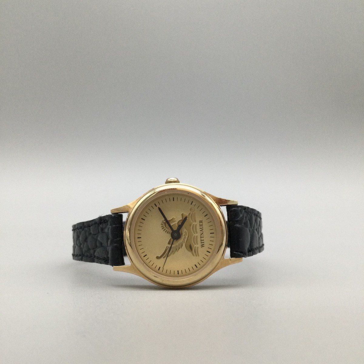 Vintage Wittnauer Watch Gold Tone Pegasus Womens 24mm  display picture 3