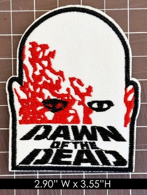 Dawn of the Dead Logo Embroidered Iron On Patch