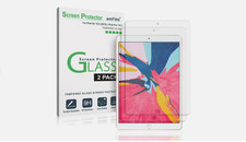 amFilm Tempered Glass Screen Protector for iPad Air 3 / iPad Pro 10.5 2 Pack