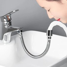 Universal Faucet Extender Stainless Steel Sink Aerator Splash Filter Nozzle