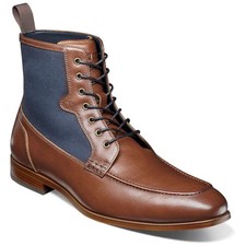 Stacy Adams Shoes Brumley Moc Toe Lace Up Boot Tan Multi Size 8.5 — photo 2