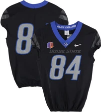 Boise State Broncos Team-Issued #84 Black Jersey from Football Program - Size 40