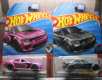 2025 HOT WHEELS '20 Dodge Charger Hellcat SRT ''PICK ONE'' w/Real Rider Wheel Swap