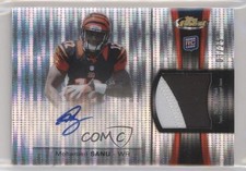 2012 Topps Finest Rookie Pulsar Refractor 3/25 Mohamed Sanu Patch Auto 00jz