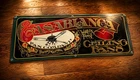 Vintage CASABLANCA Worlds Finest Ceiling Fans Sign Pasadena California 9x24