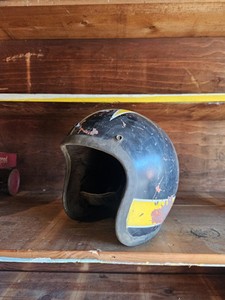 Casque Vintage JT Racing BMX - Jaune, Visière Ventilée - Rare