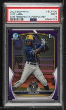 2023 Bowman Chrome Prospects Purple Refractor 178/250 Luis Lara PSA 9 MINT wq8