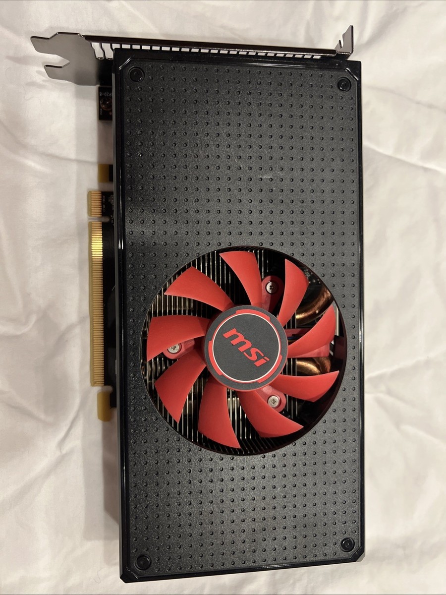 MSI Radeon RX 580 8gb Mini V1 Graphics Card Fast Ship Cleaned