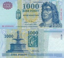 Hungary 1000 Forint (2004)- King Mátyás/Visegrád Palace/p189c A-UNC Counting Tix