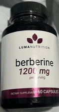 AUTHENTIC Berberine Supplement 1200 mg per Serving Berberine LUMA NUTRITION 1/27