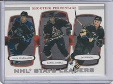 2002-03 Be a Player First Edition #388 Adam Deadmarsh Daniel Briere Jan Hrdina