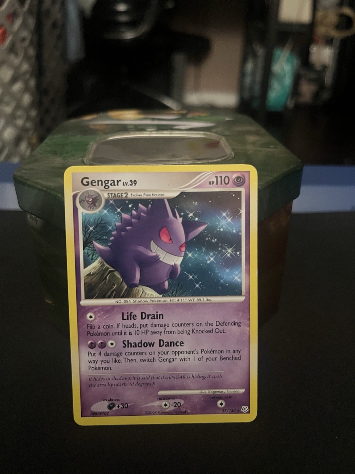 Pokémon Gengar TCG Card Diamond & Pearl Regular Rare 27/130