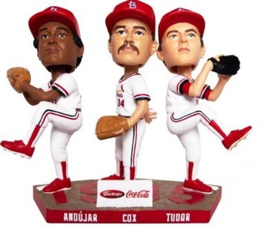 St Louis Cardinals Mystery 1985 Triple Bobblehead SET OF TWO - 9/5