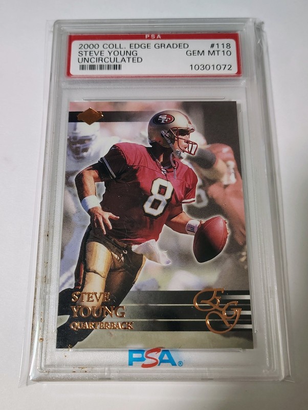2000 Collectors Edge Graded Steve Young #118 Uncirculated /5000 PSA 10