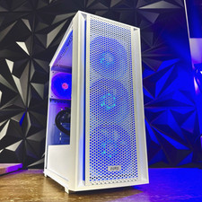 Custom White Gaming Desktop PC intel i7 3.40 Quad 32GB 2TB  SSD Nvidia RTX 4060