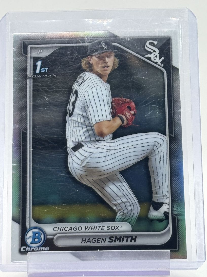 HAGEN SMITH 2024 BOWMAN CHROME DRAFT 1ST REFRACTOR WHITE SOX Q4770