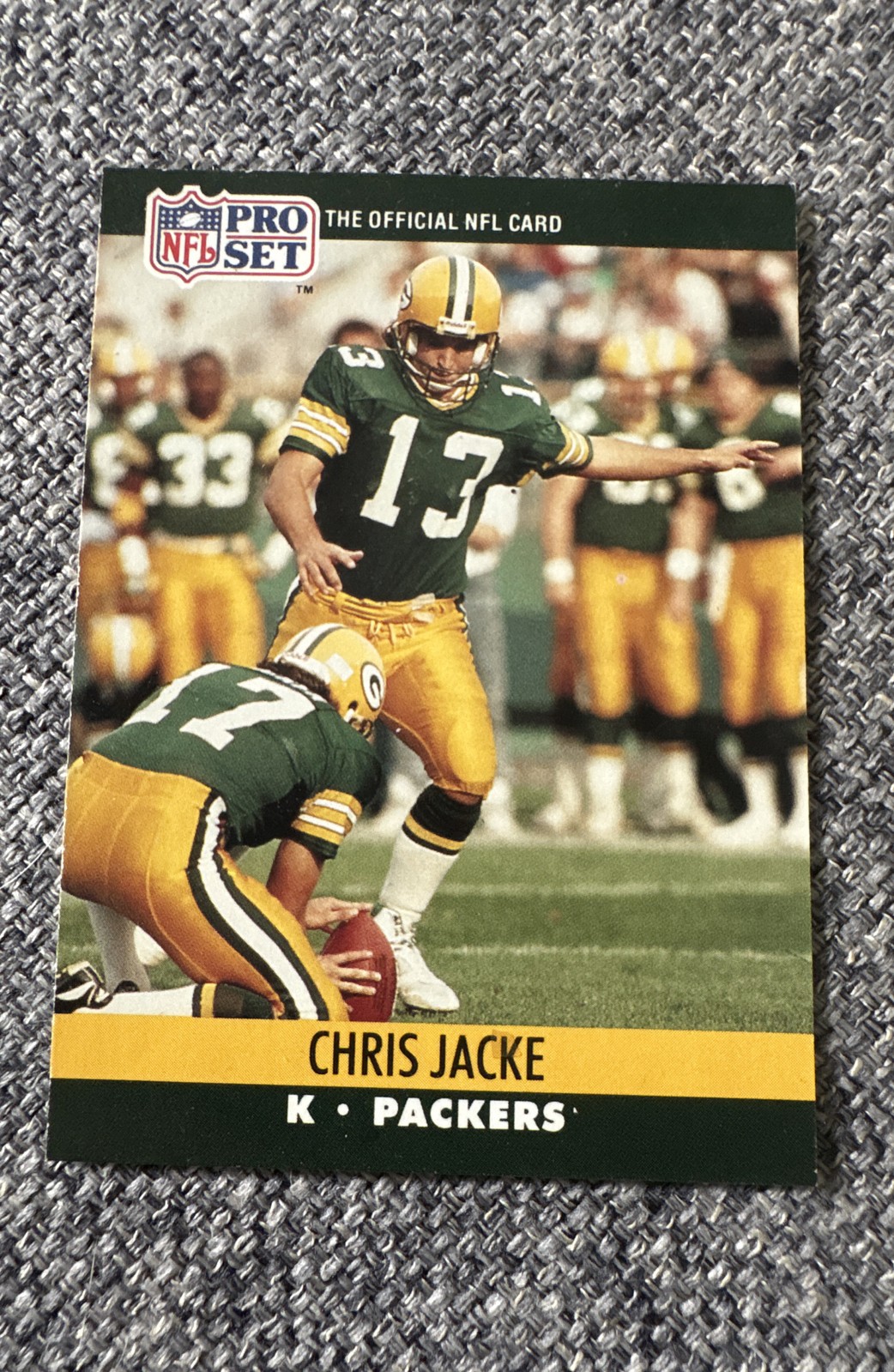 1990 Pro Set - Chris Jacke #501