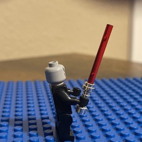 RARE Lego Star Wars Darth Vader (Light Gray Head) sw0004 (10131)