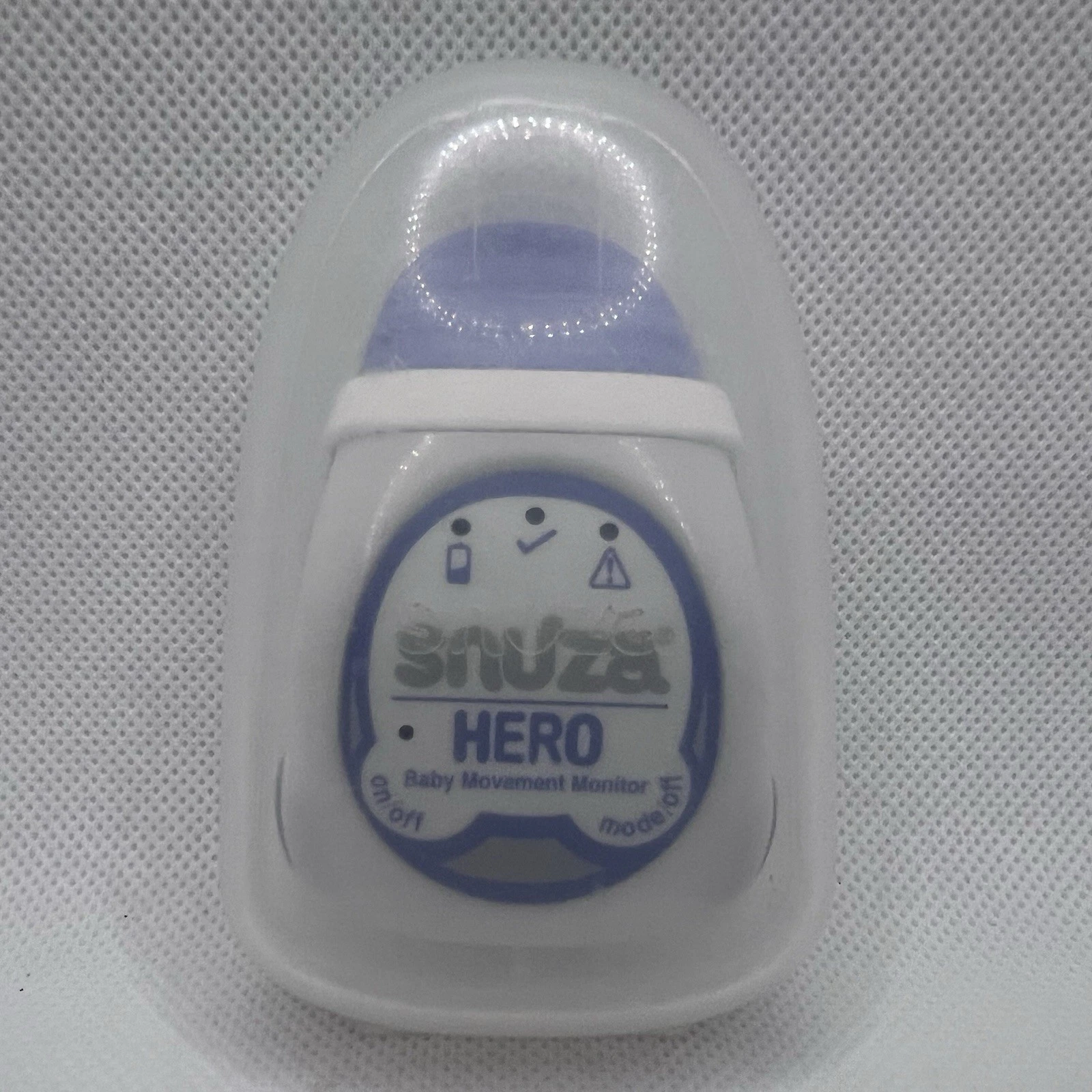 Snuza Hero Baby Movement Monitor w/ Protective Travel Case Purple