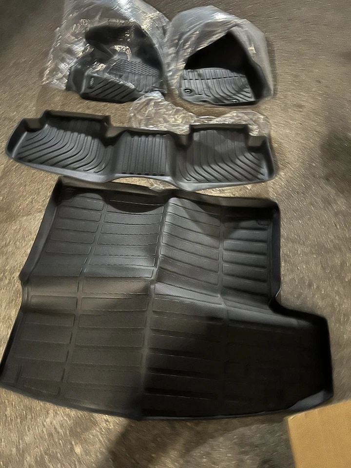 GINOWY- Tapetes de assoalho e forro de carga para Acura RDX 2019-2024 2025, TPE All Weather P - Imagem 2 de 4