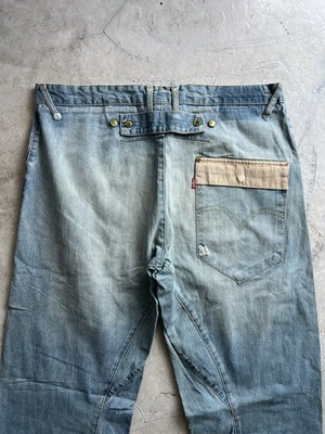 Vintage Levis Engineered Twisted Jeans Buckle Back Tag W36 Actual
