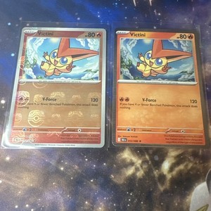 Pokemon TCG Victini Masterball 012/086 SV Black Bolt White Flare & rev holo