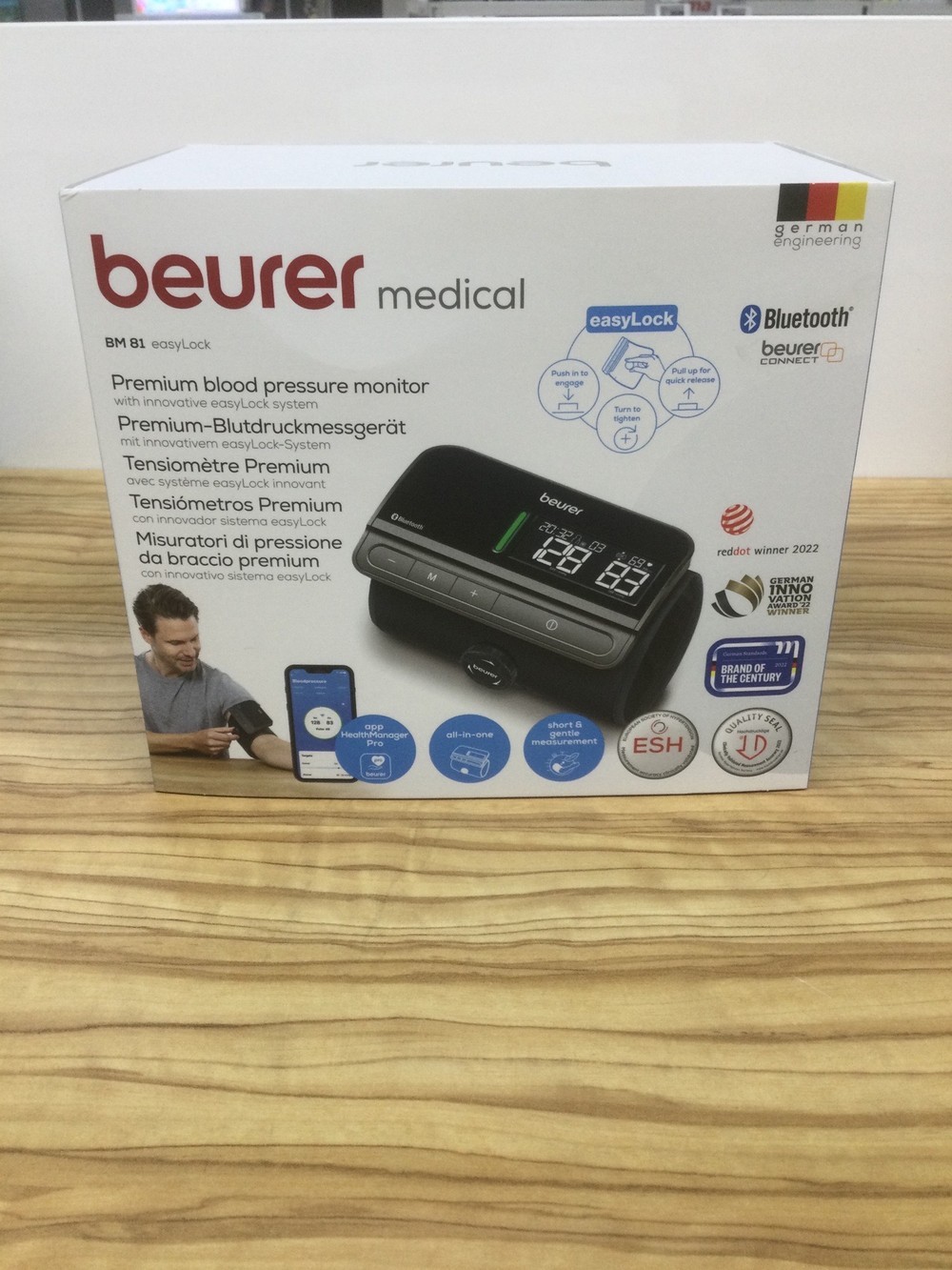 Механический замок BEURER Oberarm-Blutdruckmessgert BM 81 EasyLock - Wie neu 125401148 26790₽