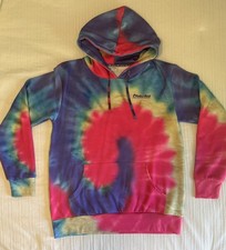 Scooby-Doo Tie Dye Hoodie Multicolored Sweatshirt Pullover Adult Medium
