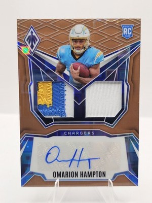 2025 Phoenix Dual Rookie Patch Autographs Omarion Hampton Bronze Pandora 24/199