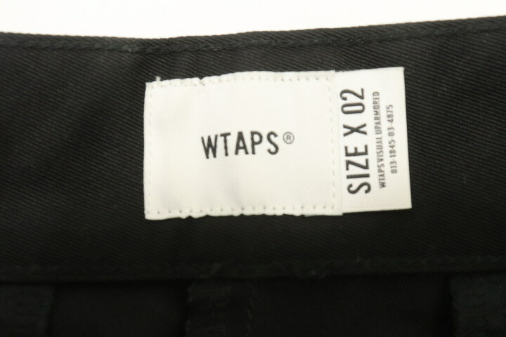 WTAPS 21SS Union Trousers Copo Twill Men's Pants Black Size WTAPS 21SS Union Trousers Copo Twill Men's Pants Black Size