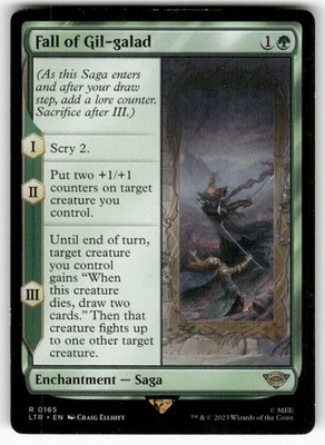Fall of Gil-galad 165 The Lord of the Rings: Tales of Middle-earth MTG NM