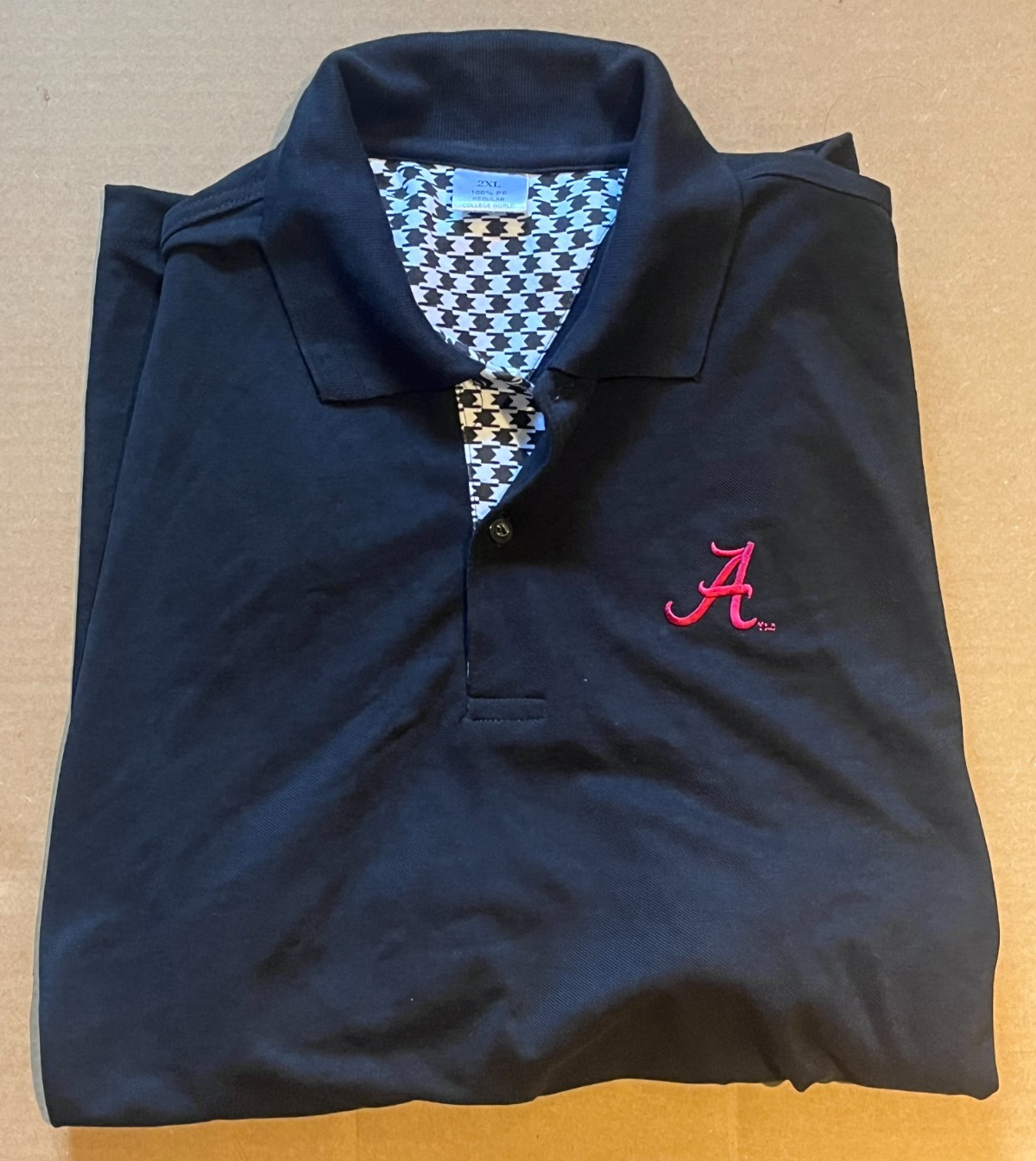 Alabama Crimson Tide Built By Bama Men's Large Polo Shirt  College World