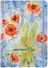 Indigo Dragonfly Journal Diary, Notebook Full color interior