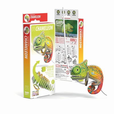 EUGY - 3D Bastelset Chamäleon | Eugy | Kit (Bastelset) | 650075 | Deutsch | 2023