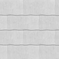 GAF Fiber Cement Siding Weatherside Purity Wavy 12"X24"Fiber-Cement (18-Bundle)