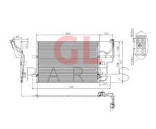 Aria Condensatore A/C Radiatore Condizionata per Mazda 5 2010-2018 BP4K61480D