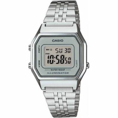 CASIO LA680WA-7DF DAMENUHR STAHL DIGITAL UNTERPREIS